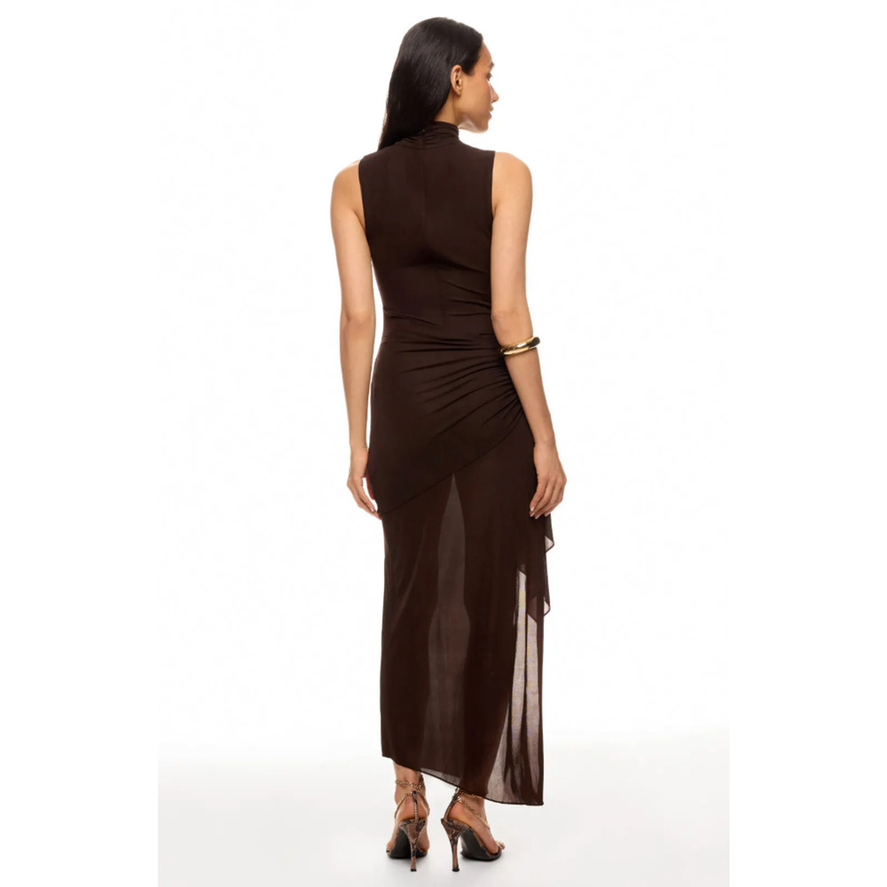 Ronny Kobo Crystal Dress in Brown Size XS - Picture 3 of 9